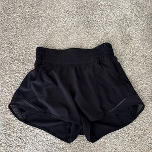 Lululemon Black Women's Hotty Hot Shorts